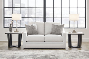 Maitelynn - Loveseat - Chalk - R&R Furniture Gallery (Fountain Valley, CA)