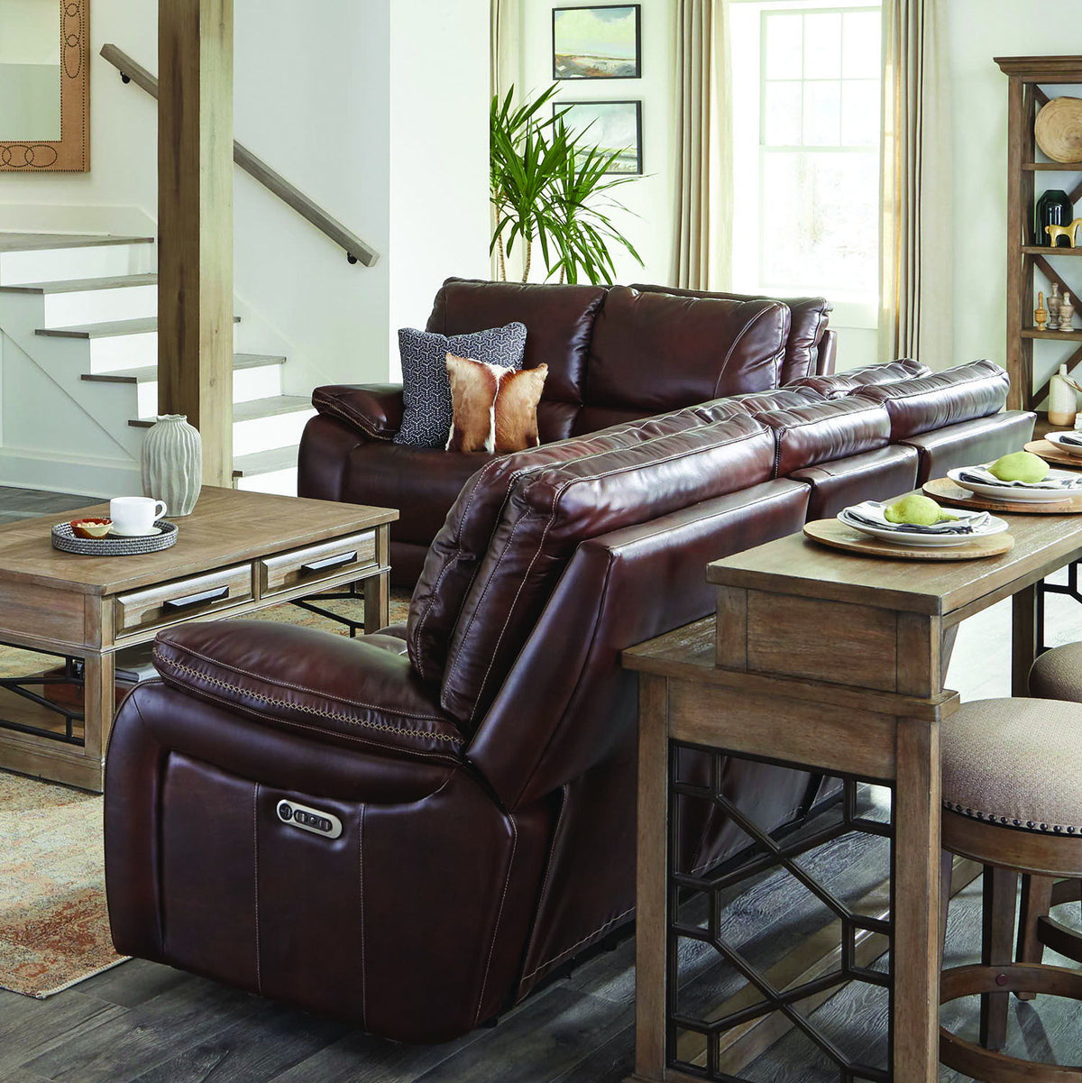Vail - Power Reclining Loveseat - Burnt Sienna