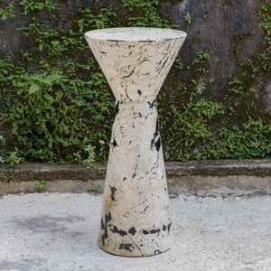 Lenora - Stone Drink Table - Black