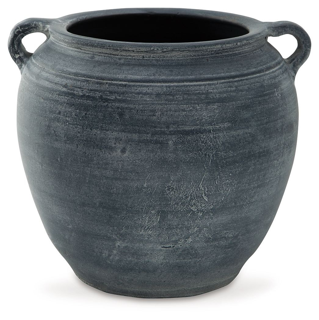 Signature Design by Ashley Meadie 9-inch vase with a sleek, modern design perfect for home decor or floral arrangements.