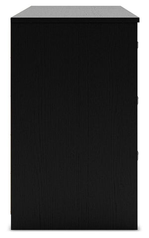 Finch - Six Drawer Dresser - Black - R&R Furniture Gallery (Fountain Valley, CA)