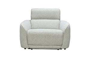 Ostend - Power Recliner - Gray - R&R Furniture Gallery (Fountain Valley, CA)
