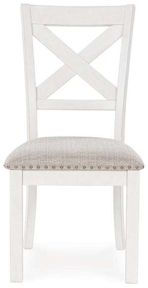 Robbinsdale - Dining Upholstered Side Chair (Set of 2) - Antique White - R&R Furniture Gallery (Fountain Valley, CA)