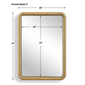Atkinson - Modern Mirror - Brass