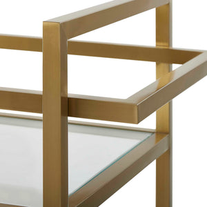 Erena - Bar Cart - Brass