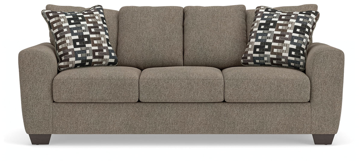 Triston-Peaks - Queen Sofa Sleeper - Suede - R&R Furniture Gallery (Fountain Valley, CA)