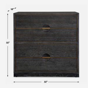 Besos - 4 Drawer Chest - Walnut