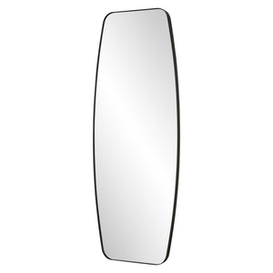 Caspian - Curved Black Dressing Mirror