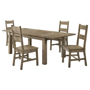 Cardova 5-piece Extension Table Dining Set Vineyard Oak