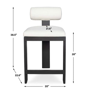 Bolster Back - Outdoor Bar Stool