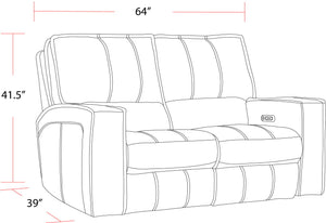 Rockford - Power Loveseat
