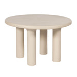 Barbara - 47" Indoor / Outdoor Round Dining Table - Cream - R&R Furniture Gallery (Fountain Valley, CA)
