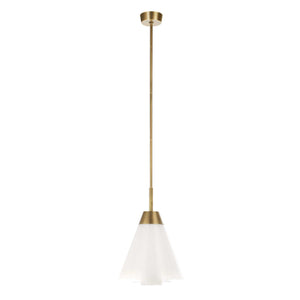 Tiered Ombre - 1 Light LED Pendant - Brass