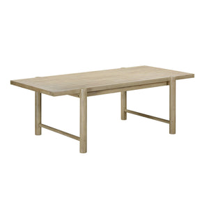 Gata - Outdoor Rectangular Dining Table - Light Teak - R&R Furniture Gallery (Fountain Valley, CA)