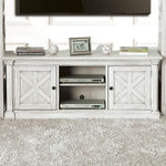 Georgia Antique White 60" TV Stand - R&R Furniture Gallery (Fountain Valley, CA)
