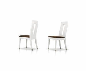 Thor Modern White Glossy Dining Chair — view 2