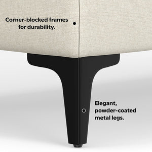 Ava - Ottoman - Cream