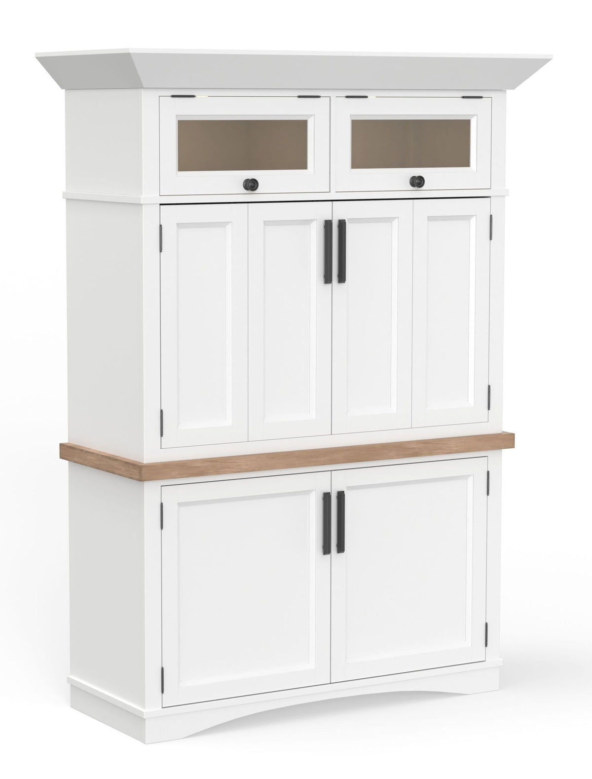 Americana Modern - Workstation with LED Light - R&R Furniture Gallery (Fountain Valley, CA)