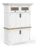 Americana Modern - Workstation with LED Light - R&R Furniture Gallery (Fountain Valley, CA)