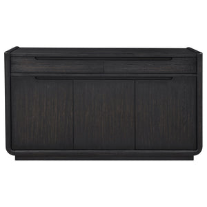 Bangor - 2 Drawer Dining Sideboard Server - Black