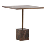Kasen - Bistro Table - Brown And Green And Antique Brass