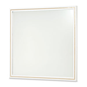 Palm Gate - Wall Mirror - Cloud White - R&R Furniture Gallery (Fountain Valley, CA)