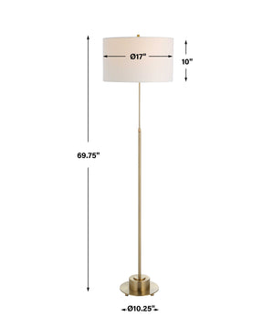 Prominence - Brass Floor Lamp