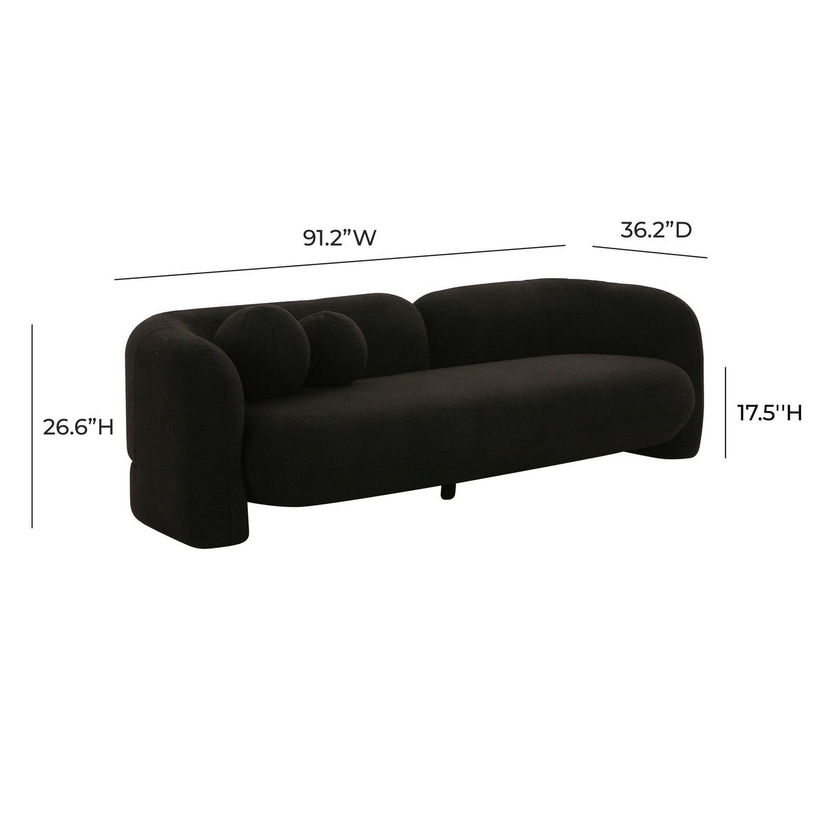 Amelie - Faux Fur Sofa - R&R Furniture Gallery (Fountain Valley, CA)