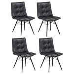 Aiken Upholstered Dining Side Chair Charcoal (Set of 4)