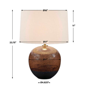 Brownell - Table Lamp - Rust Brown