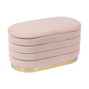 Lillian - Velvet Storage Bench - R&R Furniture Gallery (Fountain Valley, CA)