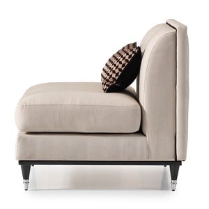 La Francaise - Armless Accent Chair - R&R Furniture Gallery (Fountain Valley, CA)