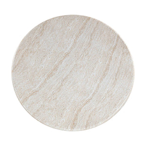 Cynthia - Concrete Indoor / Outdoor Round Dining Table - Travertine - R&R Furniture Gallery (Fountain Valley, CA)