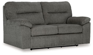 Bindura - Glider Loveseat - Mineral - R&R Furniture Gallery (Fountain Valley, CA)
