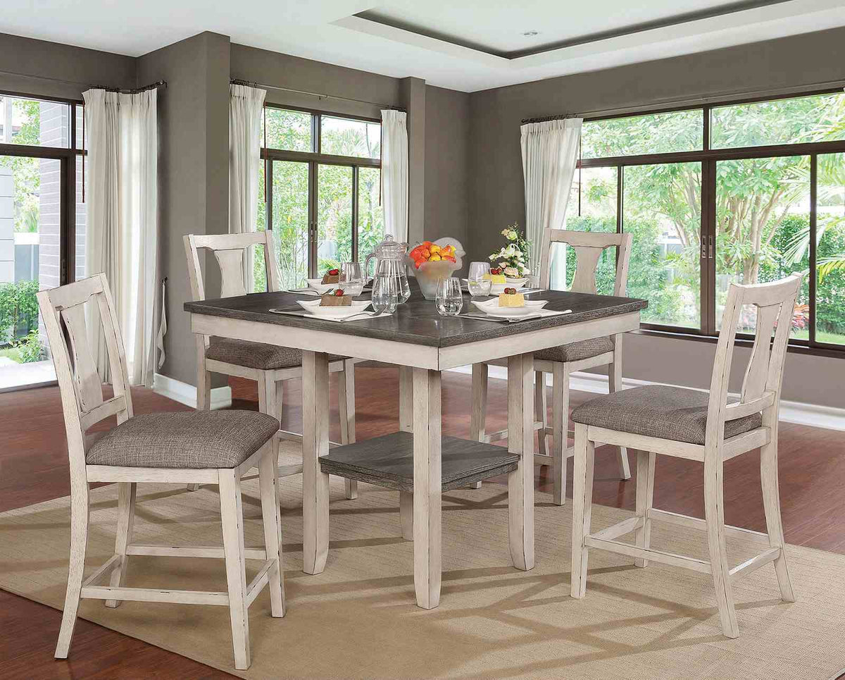 Ann - 5 Pc. Counter Ht. Table Set