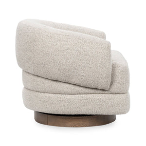 Chassia - Swivel Accent Chair - Dusty Beige - R&R Furniture Gallery (Fountain Valley, CA)