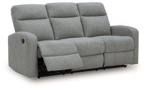 Gauntlet - Reclining Sofa - Sterling - R&R Furniture Gallery (Fountain Valley, CA)