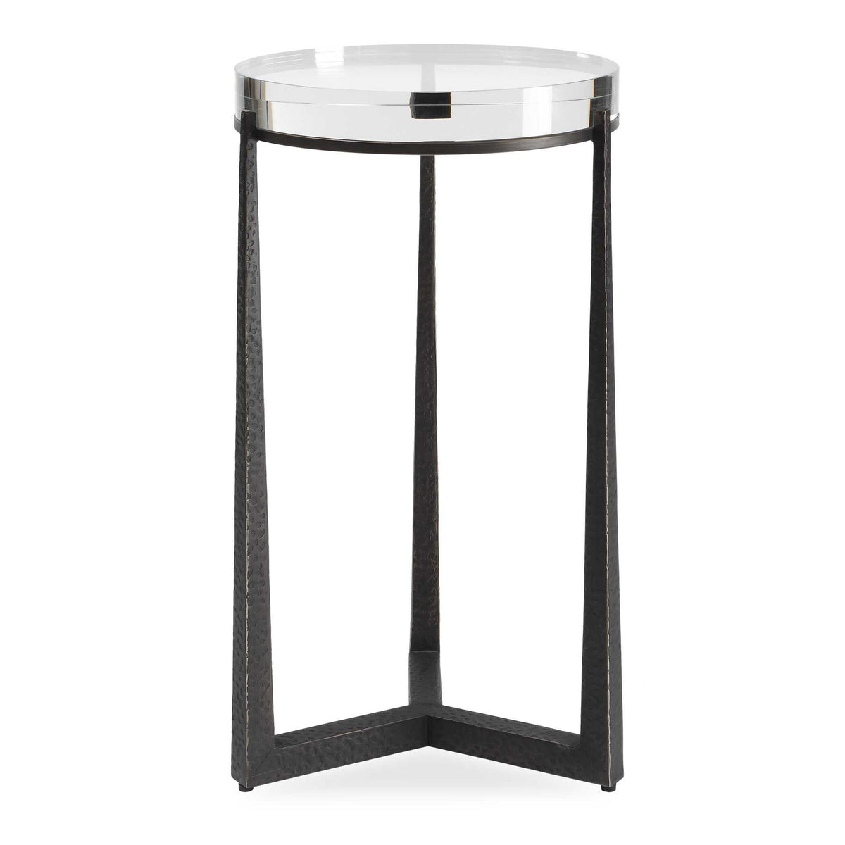 Midas - Round Accent Table - Dark Bronze