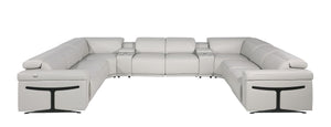 1126 - 10-Piece U-Shaped Sectional Sofa In With 4 Power Recliners & Power Headrests