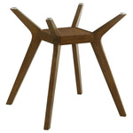 Paxton Square Wood Counter Height Dining Table Base Brown