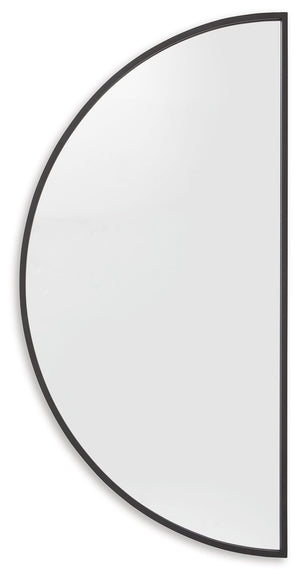 Denlow - Accent Mirror - Black - R&R Furniture Gallery (Fountain Valley, CA)