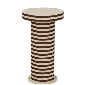 Lyra - Striped Cotton Jute Contract-Grade Table