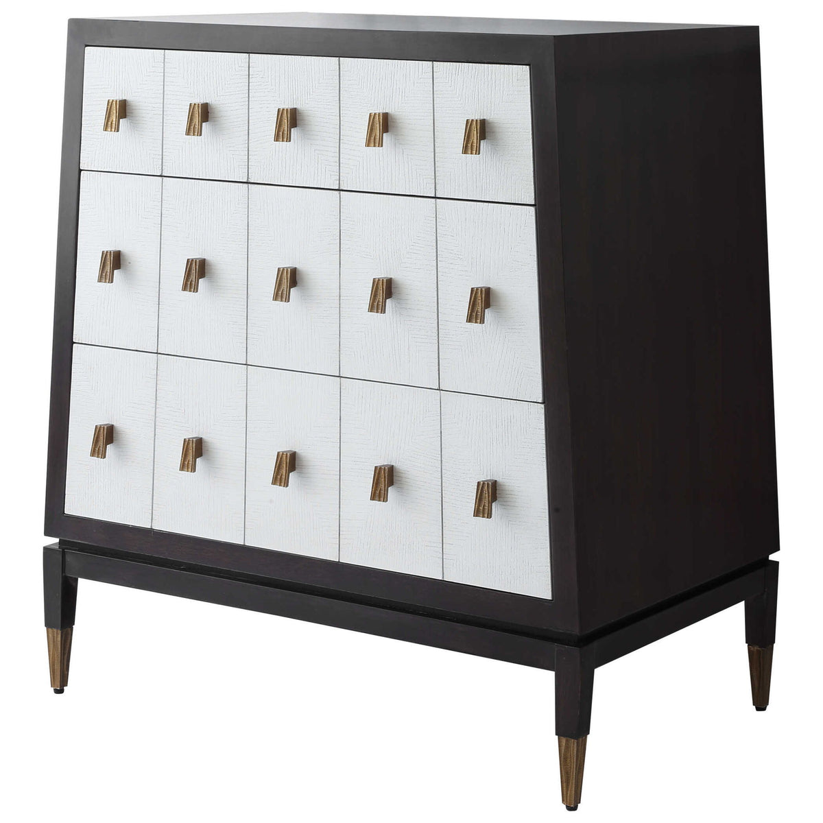 Pyramid - Chest - Walnut/White