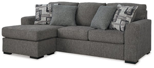 Gardiner - Sofa Chaise - Pewter - R&R Furniture Gallery (Fountain Valley, CA)