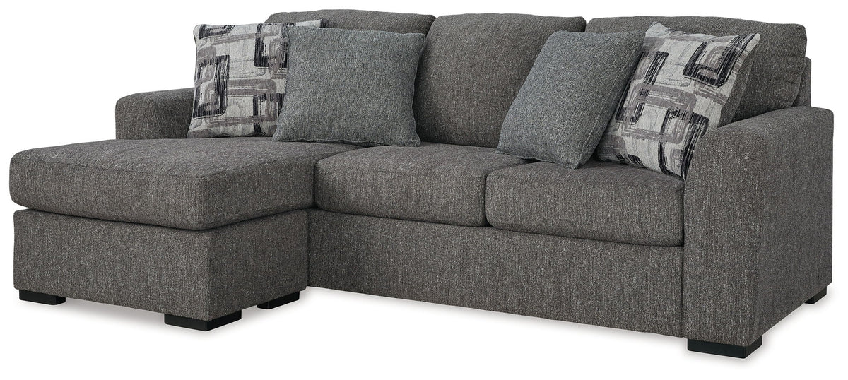 Gardiner - Sofa Chaise - Pewter - R&R Furniture Gallery (Fountain Valley, CA)