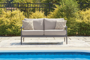 Ocean Beach - Loveseat With Cushion - Gray - R&R Furniture Gallery (Fountain Valley, CA)