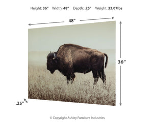 Brutus - Wall Art - Sepia - R&R Furniture Gallery (Fountain Valley, CA)