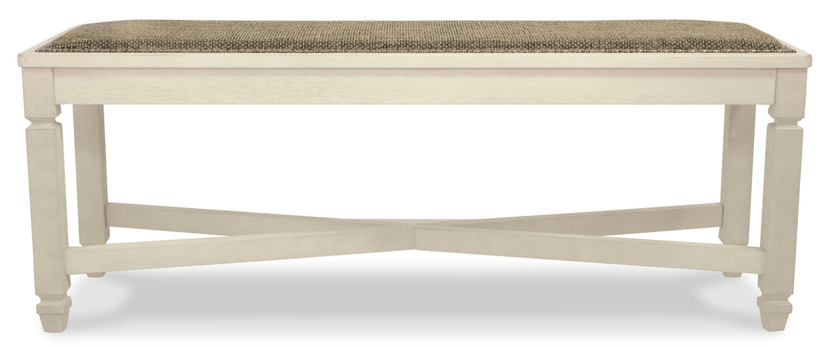 Bolanburg - Large UPH Dining Room Bench - Beige - R&R Furniture Gallery (Fountain Valley, CA)