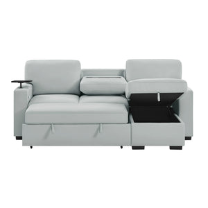 Tracey - Sofabed With Pullout - Silver