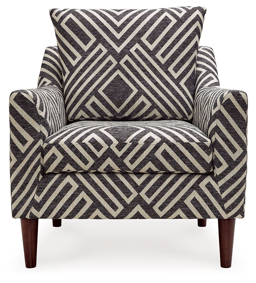 Morrilton Next-Gen Nuvella - Accent Chair - Natural / Charcoal - R&R Furniture Gallery (Fountain Valley, CA)